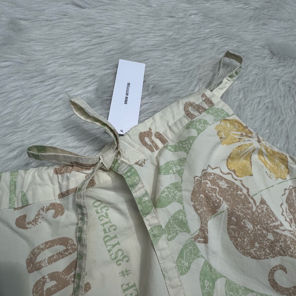 Urban outfitters BDG Cream and Green Printed Skirt NWT - Picture 6 of 6